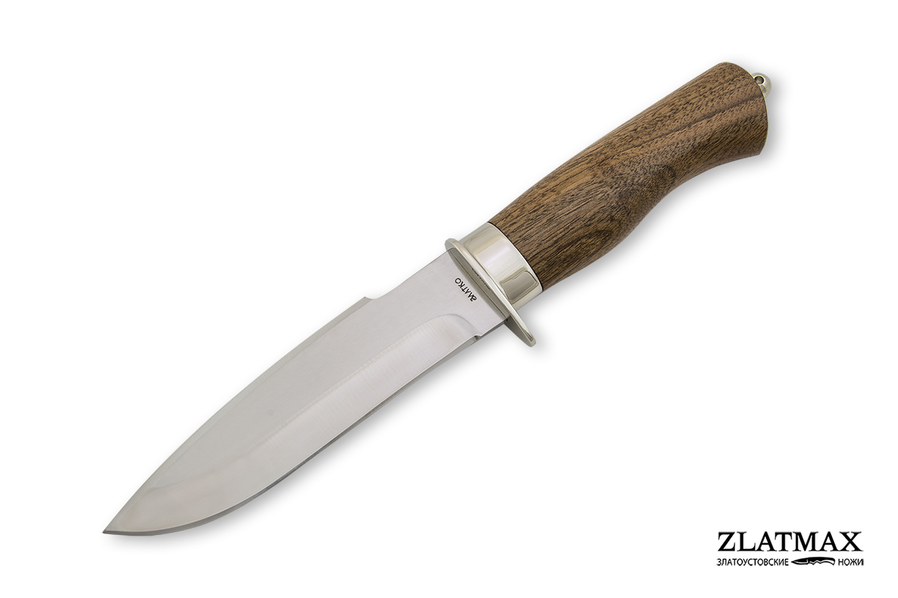 Нож Бобр-1 (100Х13М, Орех, Металлический) фото-01