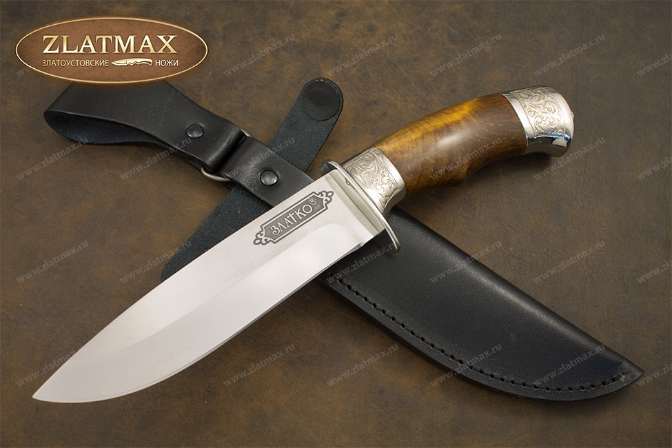 Нож Пума-1 (100Х13М, Орех, Металлический)