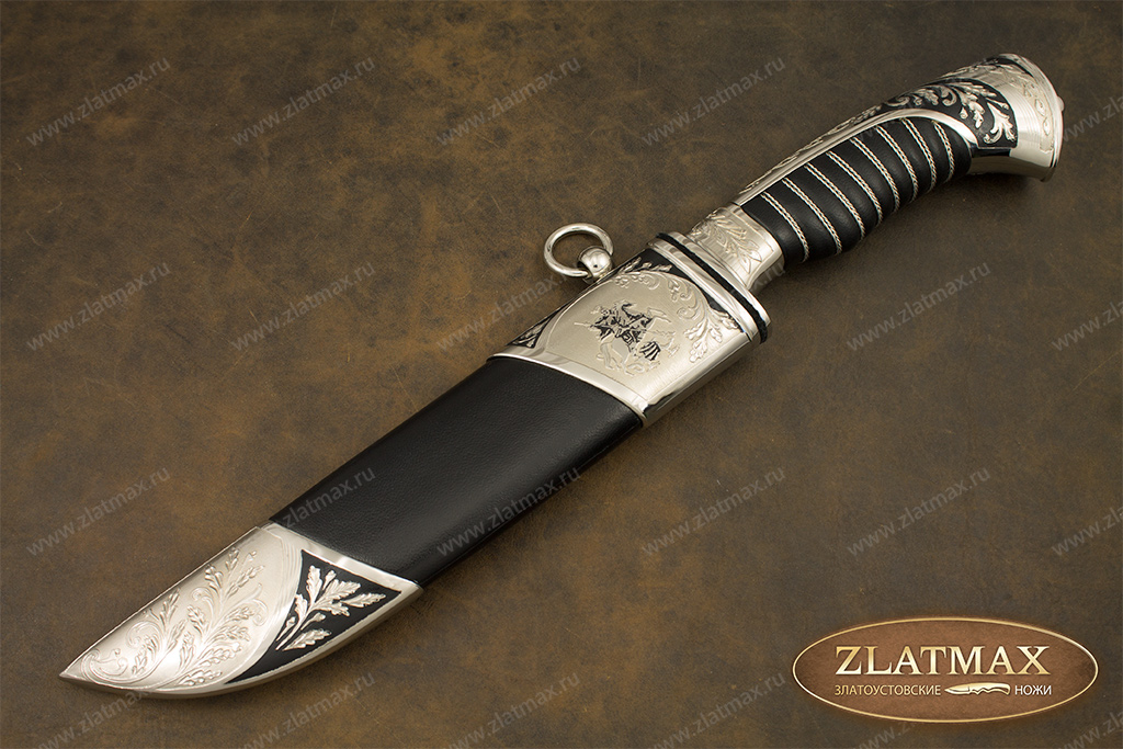 Нож Барс-P (100Х13М, Кожа-Металл, Металлический)