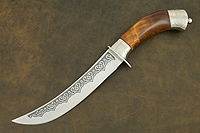Нож Батыр (100Х13М, Берёзовый кап, Металлический)