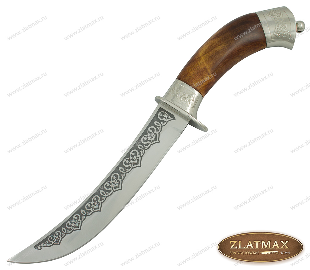 Нож Батыр (100Х13М, Берёзовый кап, Металлический) в Пензе фото-01