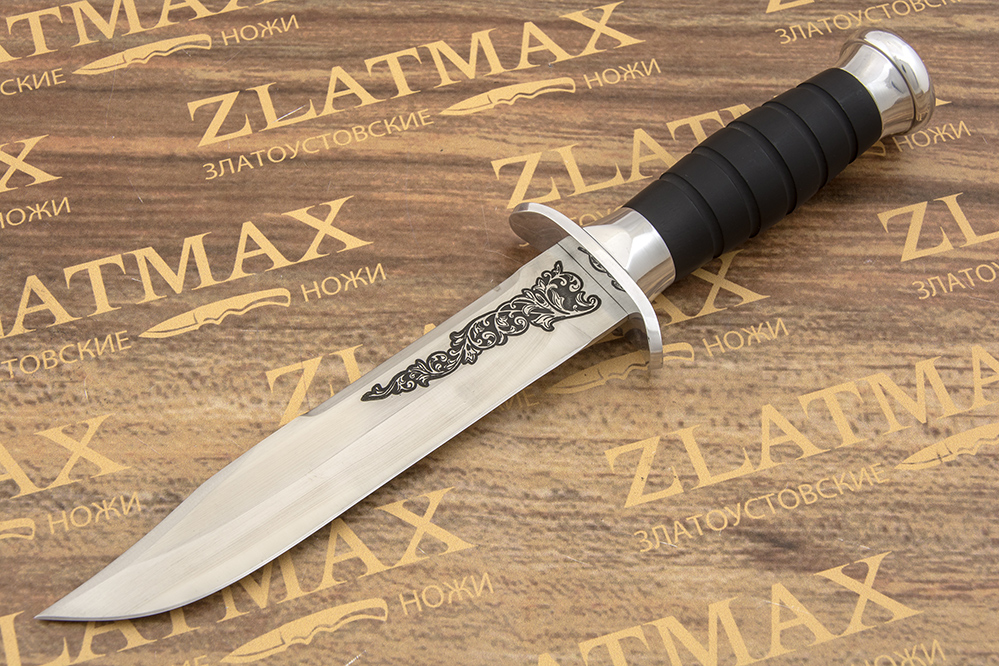 Нож Патриот (100Х13М, Орех + полимерное покрытие, Металлический) в Южно-Сахалинске фото-01