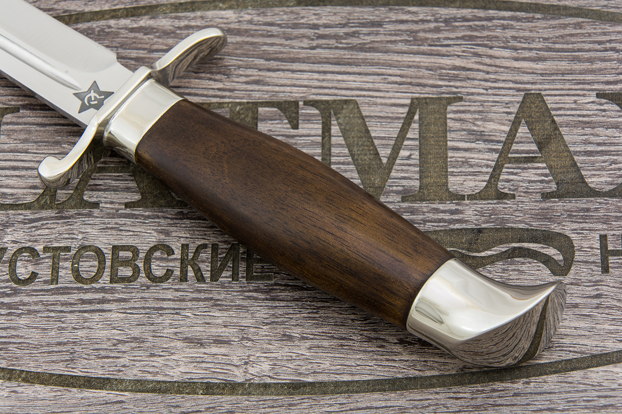 Нож Финка НКВД (100Х13М, Орех, Металлический)