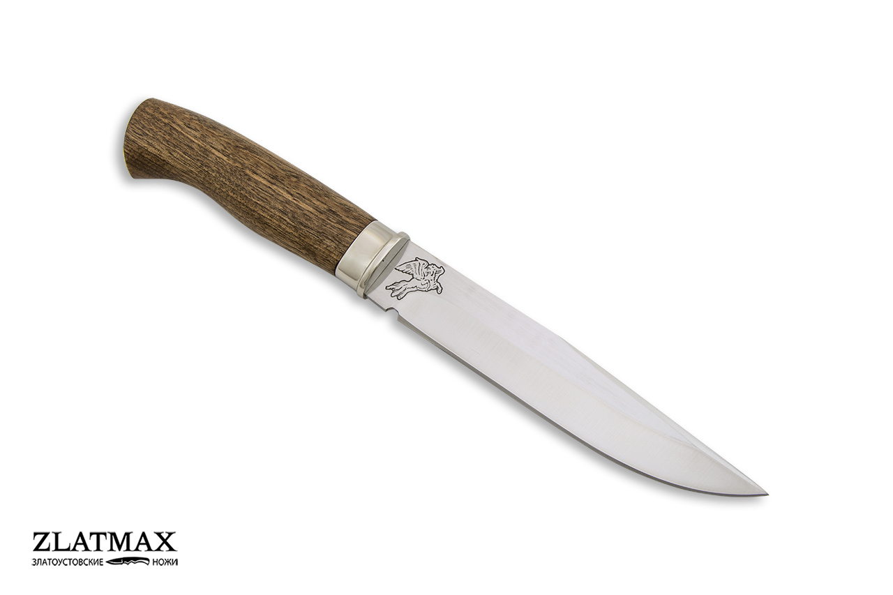 Нож Сокол (100Х13М, Орех, Металлический)