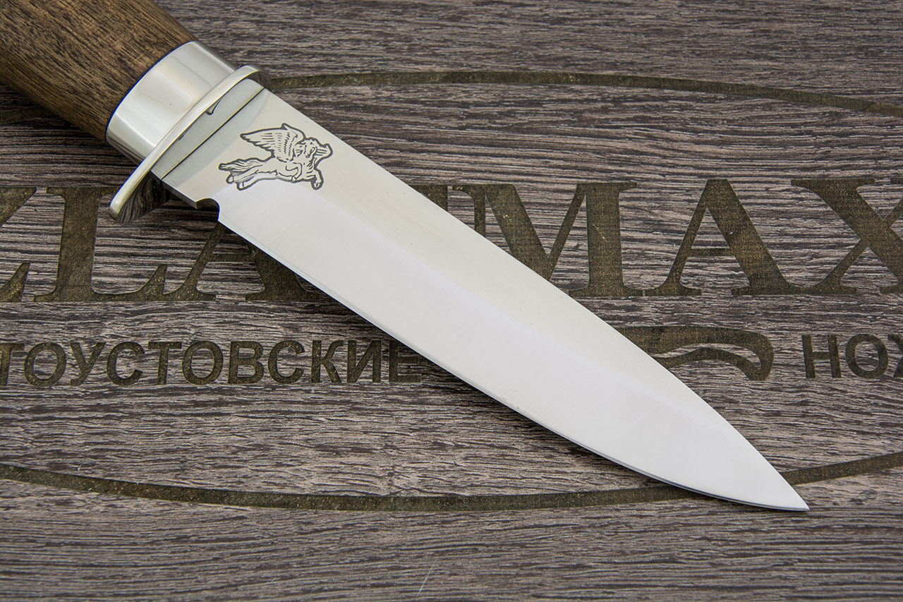 Нож Барракуда (100Х13М, Орех, Металлический)