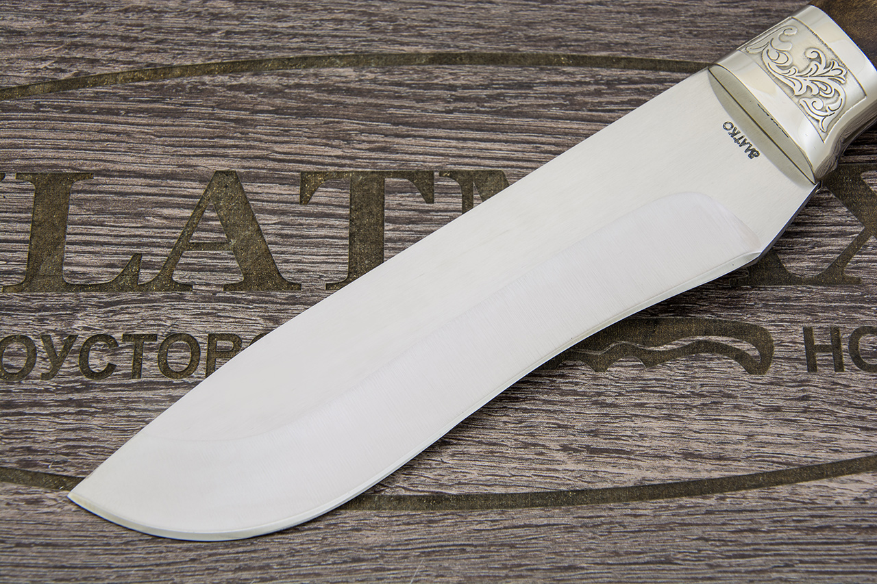 Нож Партнер (100Х13М, Орех, Металлический)