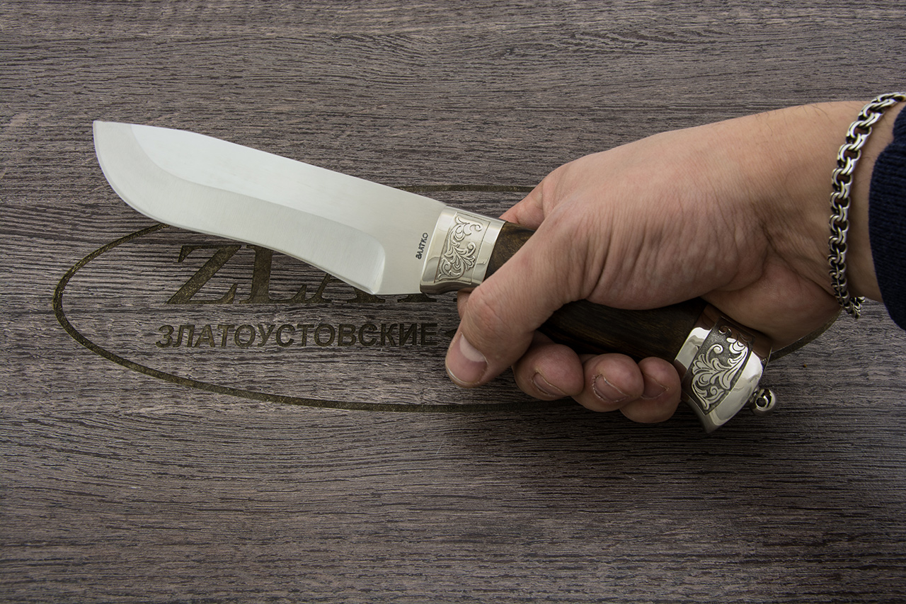 Нож Партнер (100Х13М, Орех, Металлический)