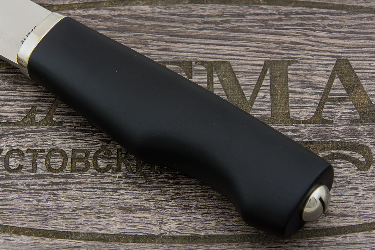 Нож Армейский (100Х13М, Орех + полимерное покрытие, Металлический)