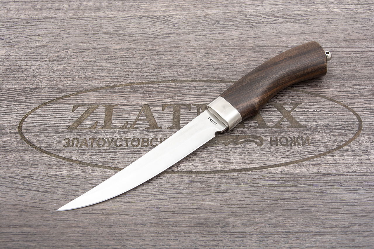 Нож Щукарь (100Х13М, Орех, Металлический)