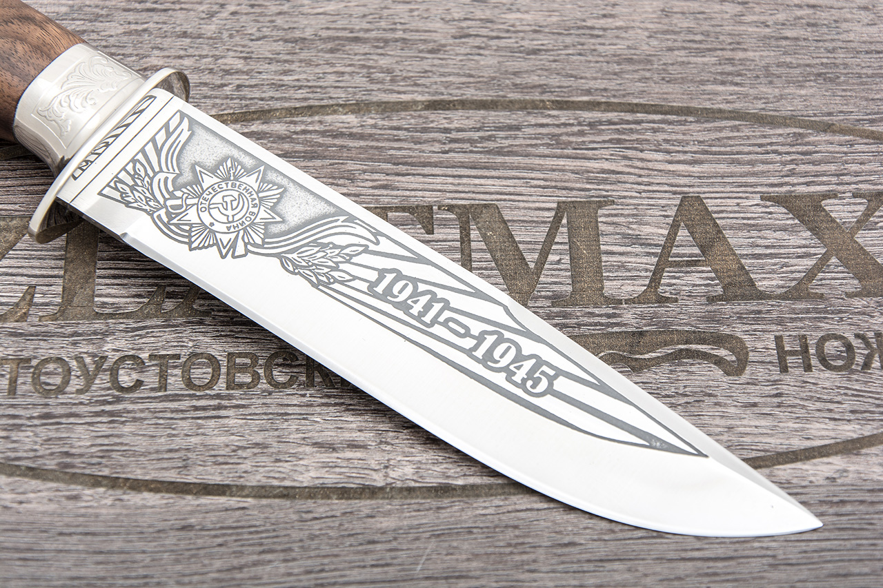 Нож Турист-1 1941-1945 (100Х13М, Орех, Металлический)