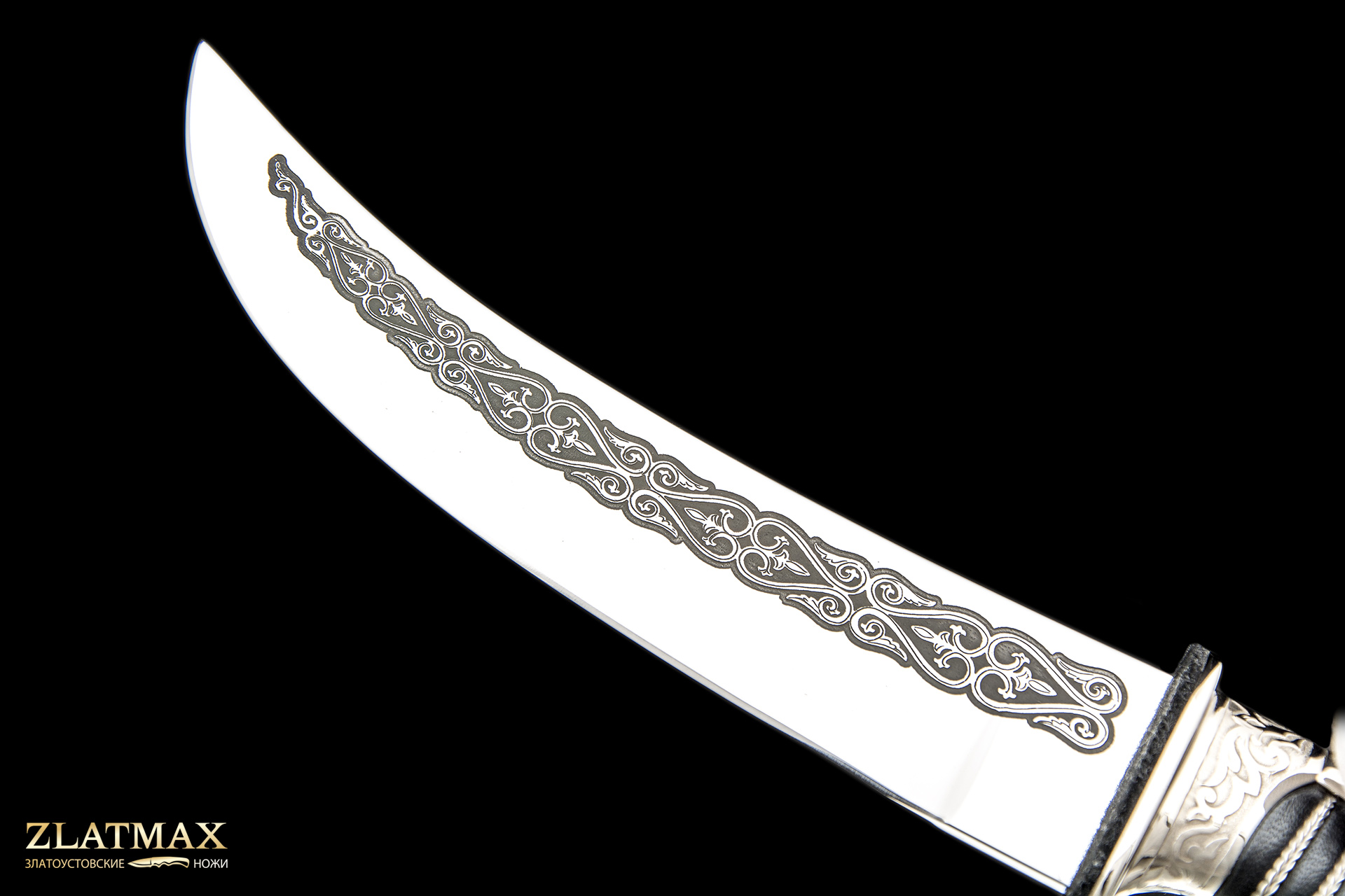 Нож Батыр (100Х13М, Кожа-Металл, Металлический, Литьё)