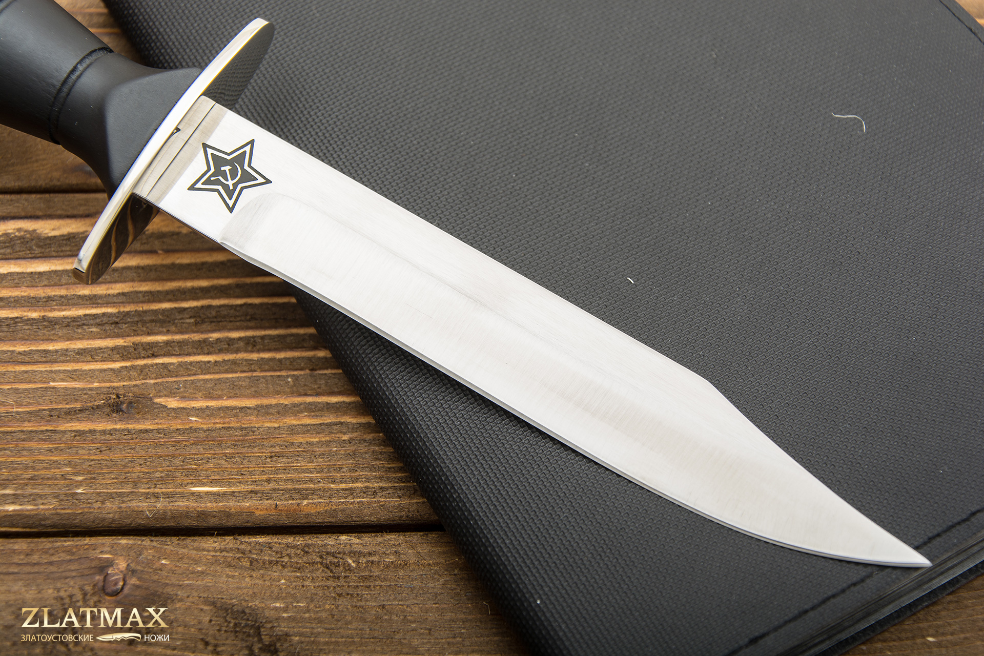 Нож Вишня (100Х13М, Орех + полимерное покрытие, Металлический)