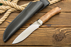 Нож Корсак V1 (100Х13М, Орех, Металлический, Не предусмотрено)
