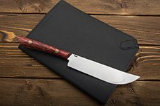 Нож Пчак-М (N690, Накладки стабилизированная карельская береза)