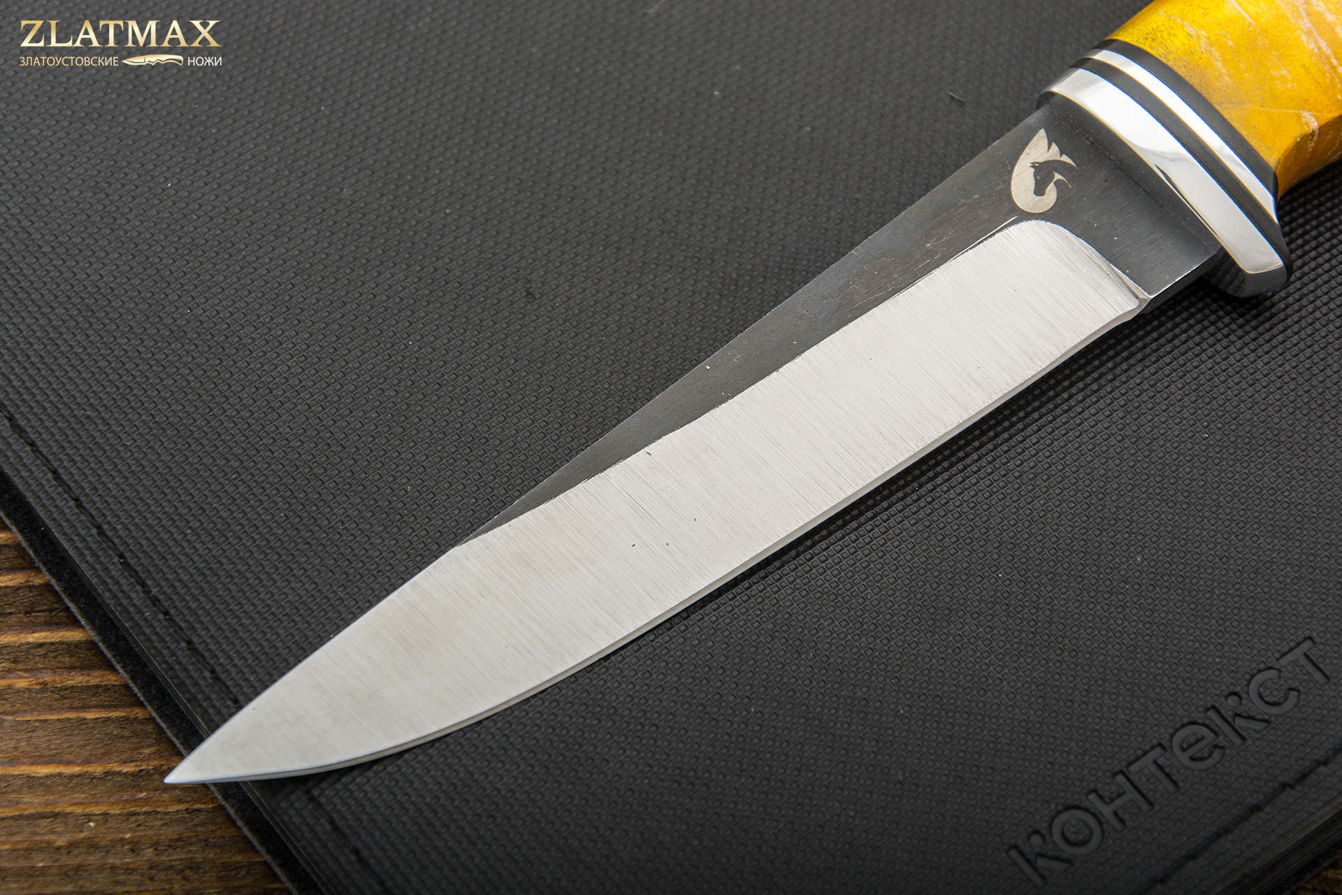 Нож Кержак-2 (Х12МФ, Стабилизированный кап, Алюминий)