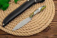 Разделочные ножи | страница-3: Нож Канадец (AUS10Co, Накладки композит, Обработка клинка Stonewash)