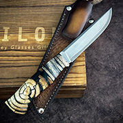 Ножи из стали RWL-34 купить в Новокузнецке: Нож Старпом (RWL-34, Зуб мамонта)