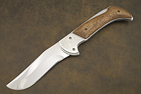 Складной нож Клык (40Х10С2М (ЭИ-107), Накладки орех)
