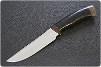 Нож Цезарь (40Х10С2М (ЭИ-107), Наборная кожа, Текстолит)