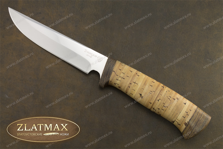 Нож Феникс (40Х10С2М, Наборная береста, Текстолит)