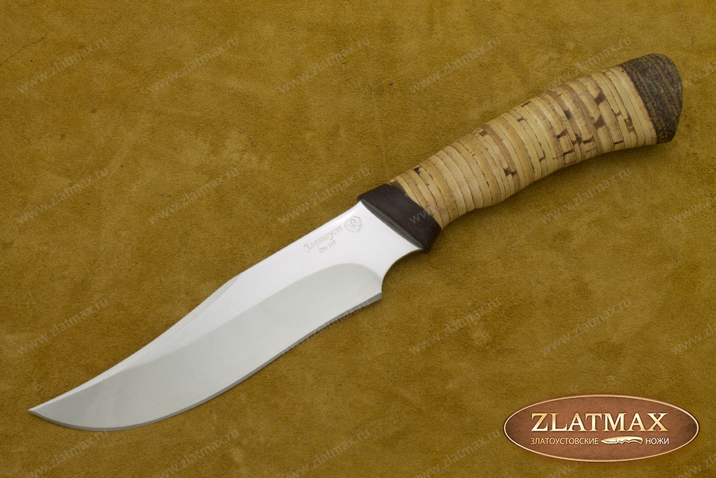 Нож Багира (40Х10С2М, Наборная береста, Текстолит)
