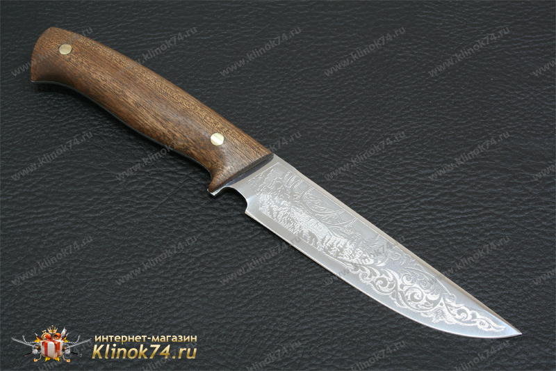Нож Цезарь (40Х10С2М, Накладки орех)