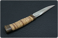 Нож Мангуст (40Х10С2М (ЭИ-107), Наборная береста, Текстолит)