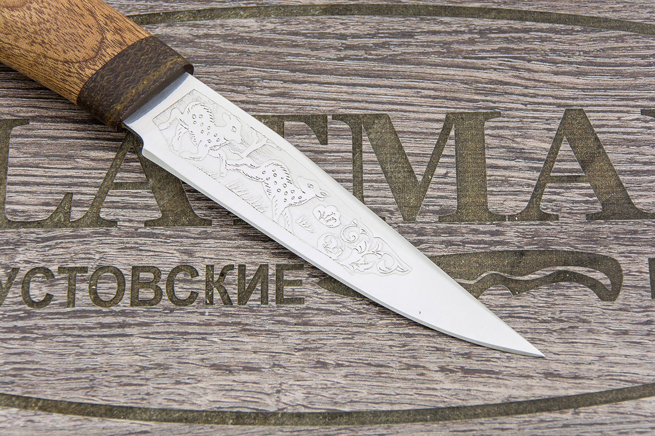 Нож Мангуст (40Х10С2М, Орех, Текстолит)