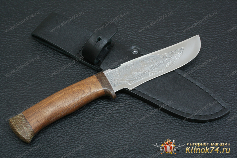 Нож Бивень (40Х10С2М, Сапеле, Текстолит)