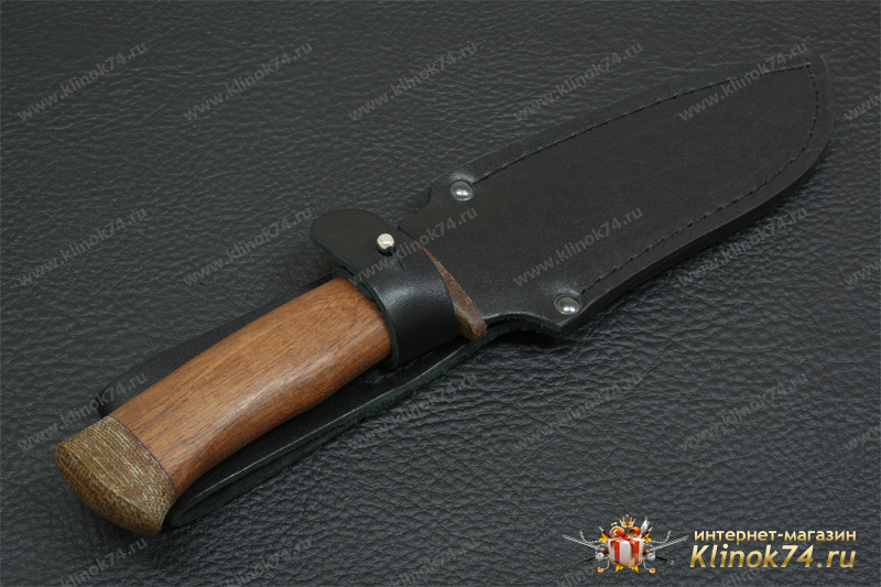 Нож Бивень (40Х10С2М, Сапеле, Текстолит)