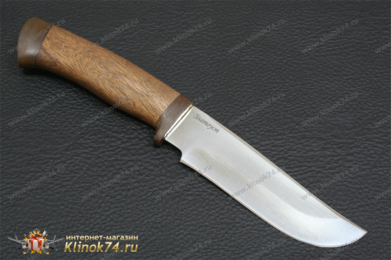 Нож Бивень без рисовки (40Х10С2М, Орех, Текстолит)