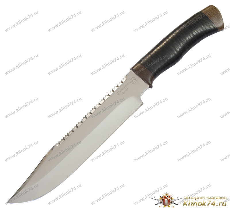 Нож Пилигрим-1 (40Х10С2М, Наборная кожа, Текстолит) фото-01