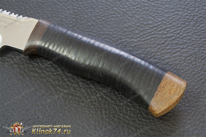 Нож Пилигрим-1 (40Х10С2М, Наборная кожа, Текстолит)