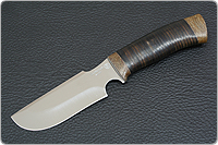 Нож Гарпун (40Х10С2М (ЭИ-107), Наборная кожа, Текстолит)