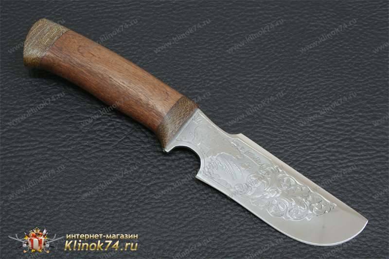 Нож Гарпун (40Х10С2М, Орех, Текстолит)