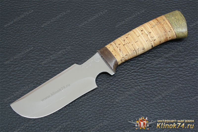 Нож Гарпун (40Х10С2М, Наборная береста, Текстолит)