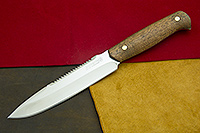 Нож Особист (40Х10С2М (ЭИ-107), Накладки орех)