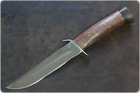 Нож Чекист (40Х10С2М (ЭИ-107), Сапеле, Нержавеющая сталь, Текстолит)