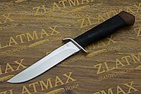 Нож Чекист (40Х10С2М (ЭИ-107), Наборная кожа, Нержавеющая сталь, Текстолит)