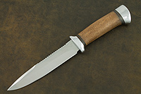 Нож Диверсант (40Х10С2М (ЭИ-107), Орех, Алюминий)