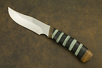 Нож Багира (40Х10С2М (ЭИ-107), Наборная кожа, Текстолит)