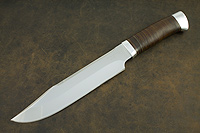 Нож Пилигрим-1 (40Х10С2М (ЭИ-107), Наборная кожа, Алюминий)