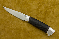 Нож Мангуст (40Х10С2М (ЭИ-107), Наборная кожа, Алюминий)