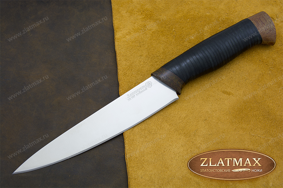 Нож Империя-3 (40Х10С2М, Наборная кожа, Текстолит)