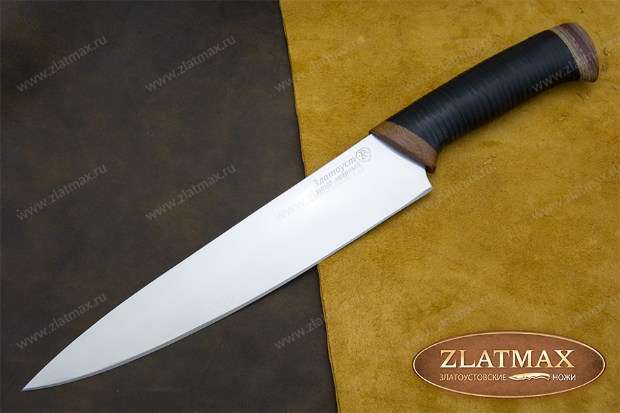 Нож Империя-1 (40Х10С2М, Наборная кожа, Текстолит)