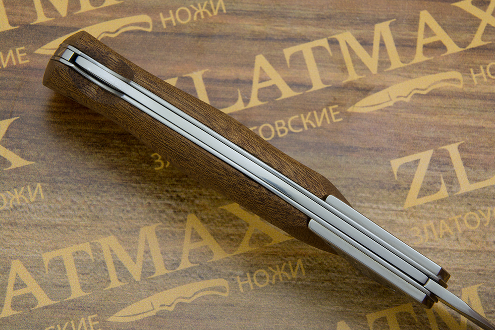 Складной нож Байрам (40Х10С2М, Накладки орех)