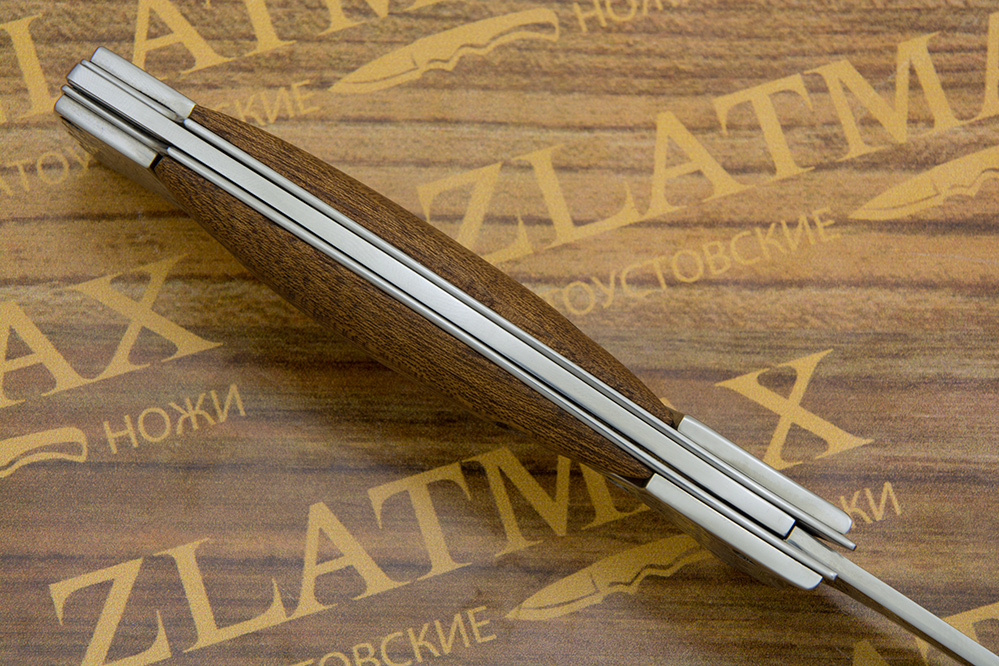 Складной нож Гвардия (40Х10С2М, Накладки орех)