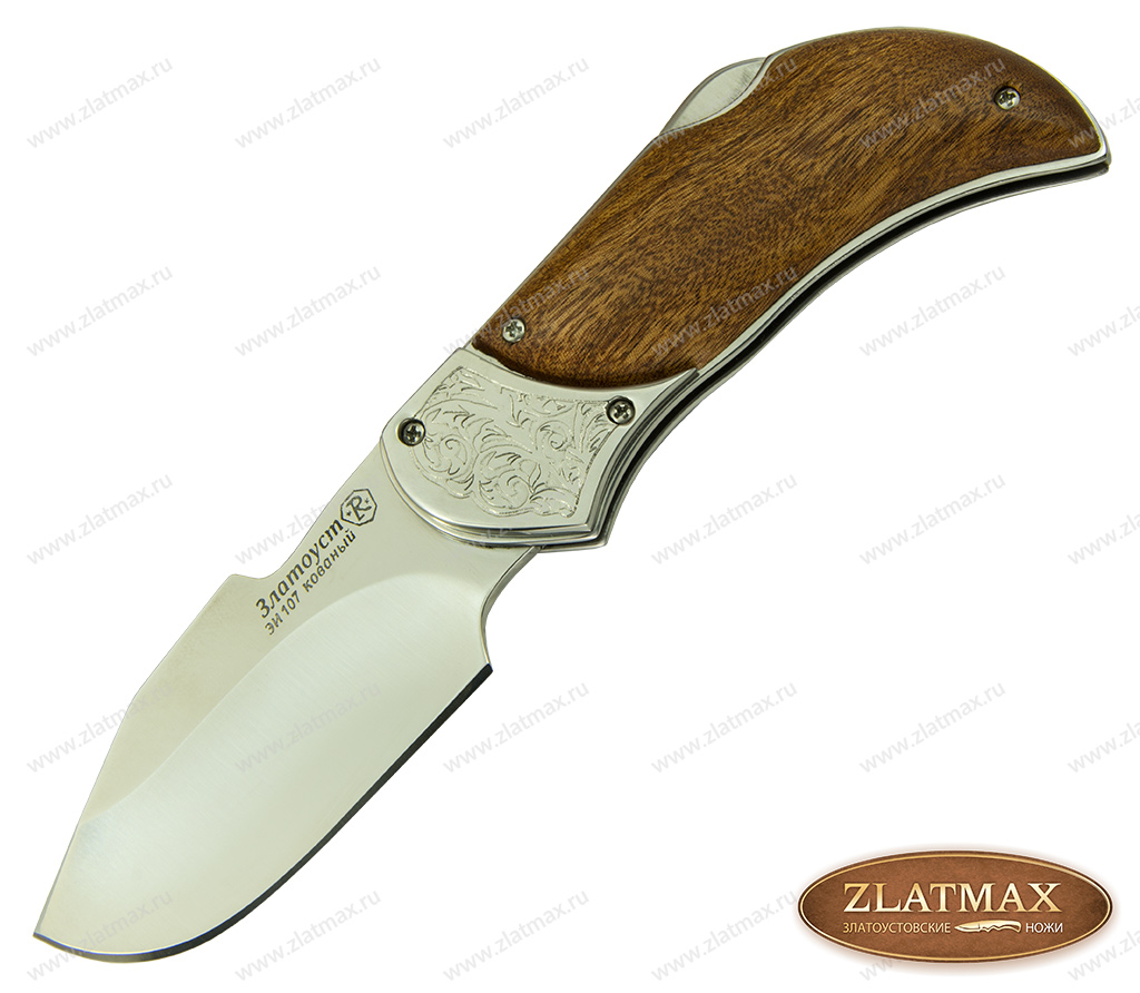 Складной нож Бобёр (40Х10С2М, Накладки орех) фото-01
