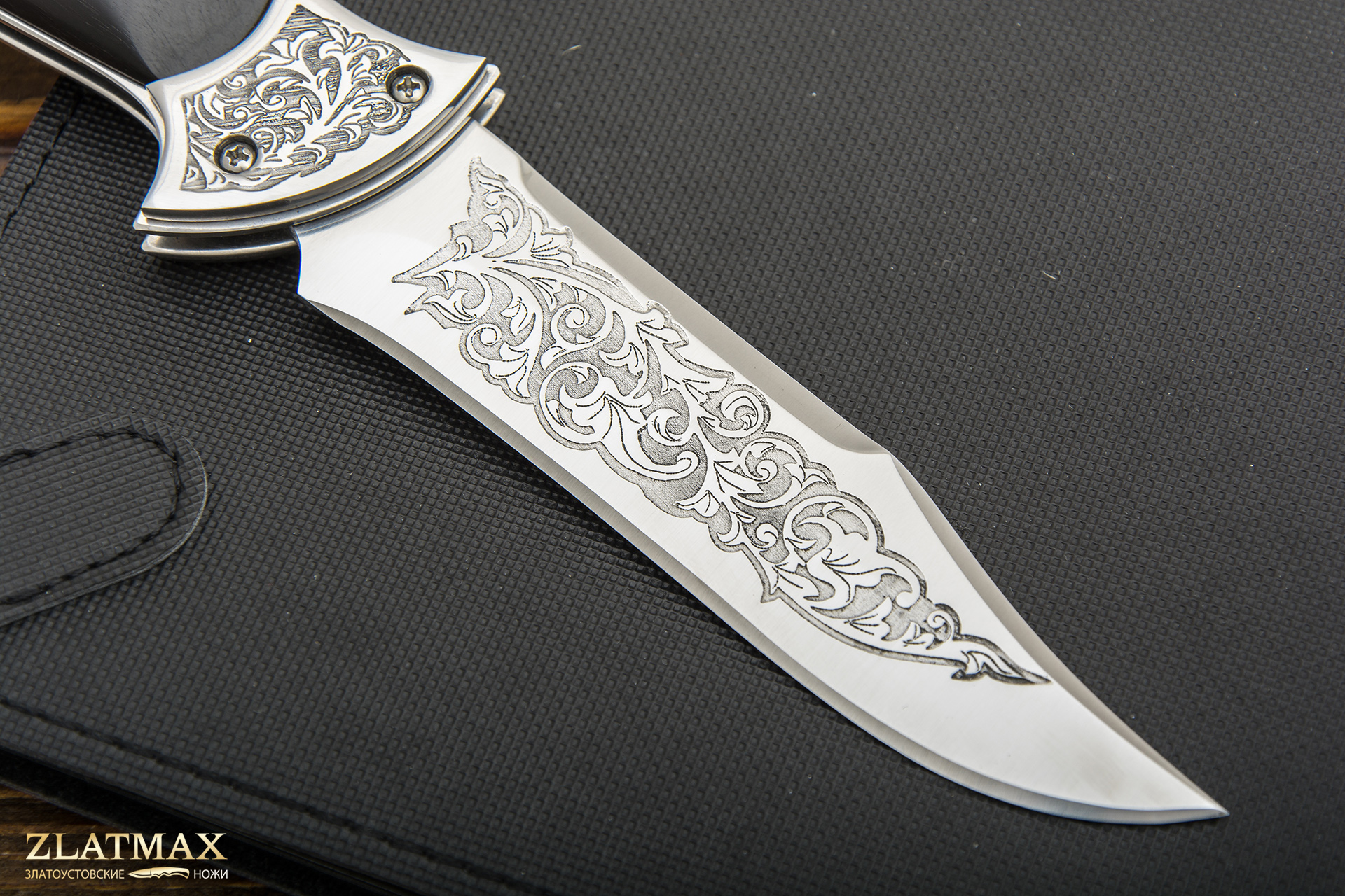 Складной нож Сапсан (40Х10С2М, Накладки граб)