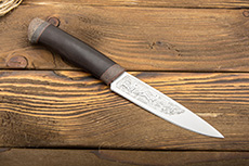 Нож Империя-4 (40Х10С2М (ЭИ-107), Граб, Текстолит)